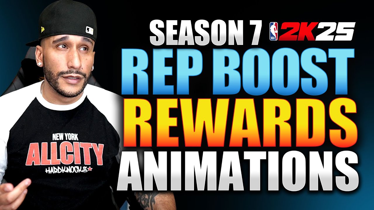 2K25 SEASON 7 UPDATE REP BOOST, REWARDS and Animations | NBA 2K25 NEWS UPDATE