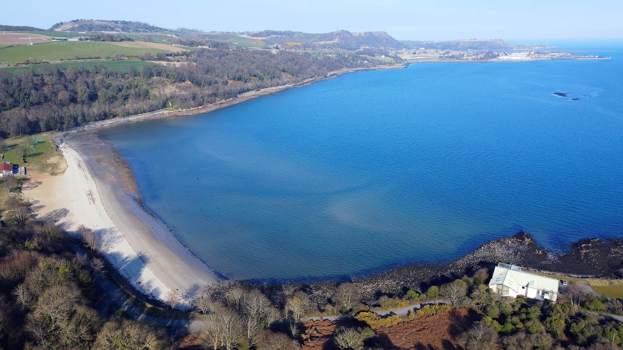 Aberdour, Fife, Scotland by DJi Mini 2 fly more combo drone