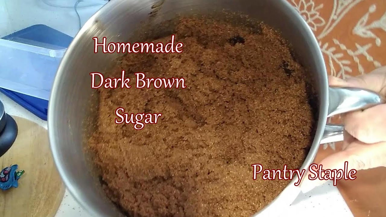Homemade Dark Brown Sugar | Pantry Staple