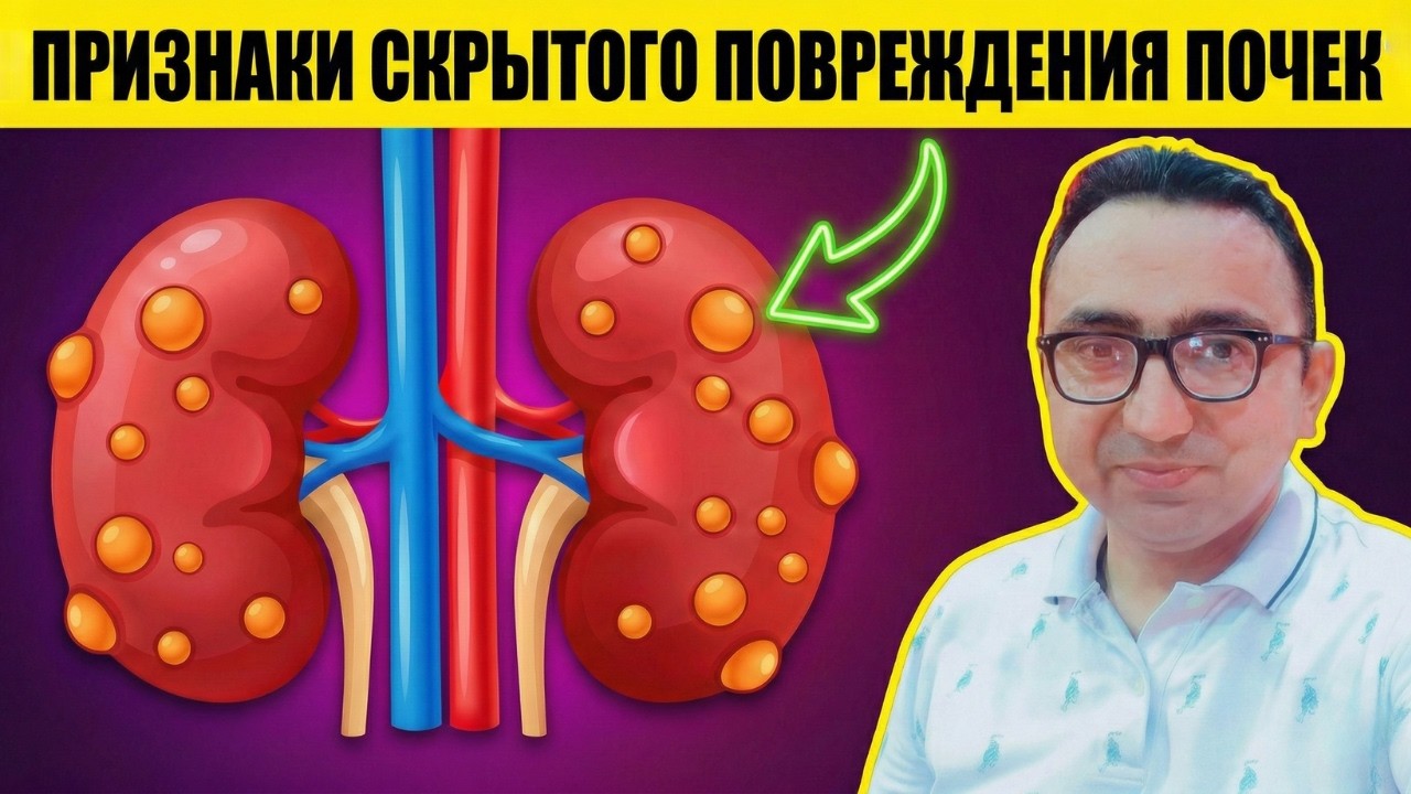 7 незаметных ранних признаков повреждения почек!