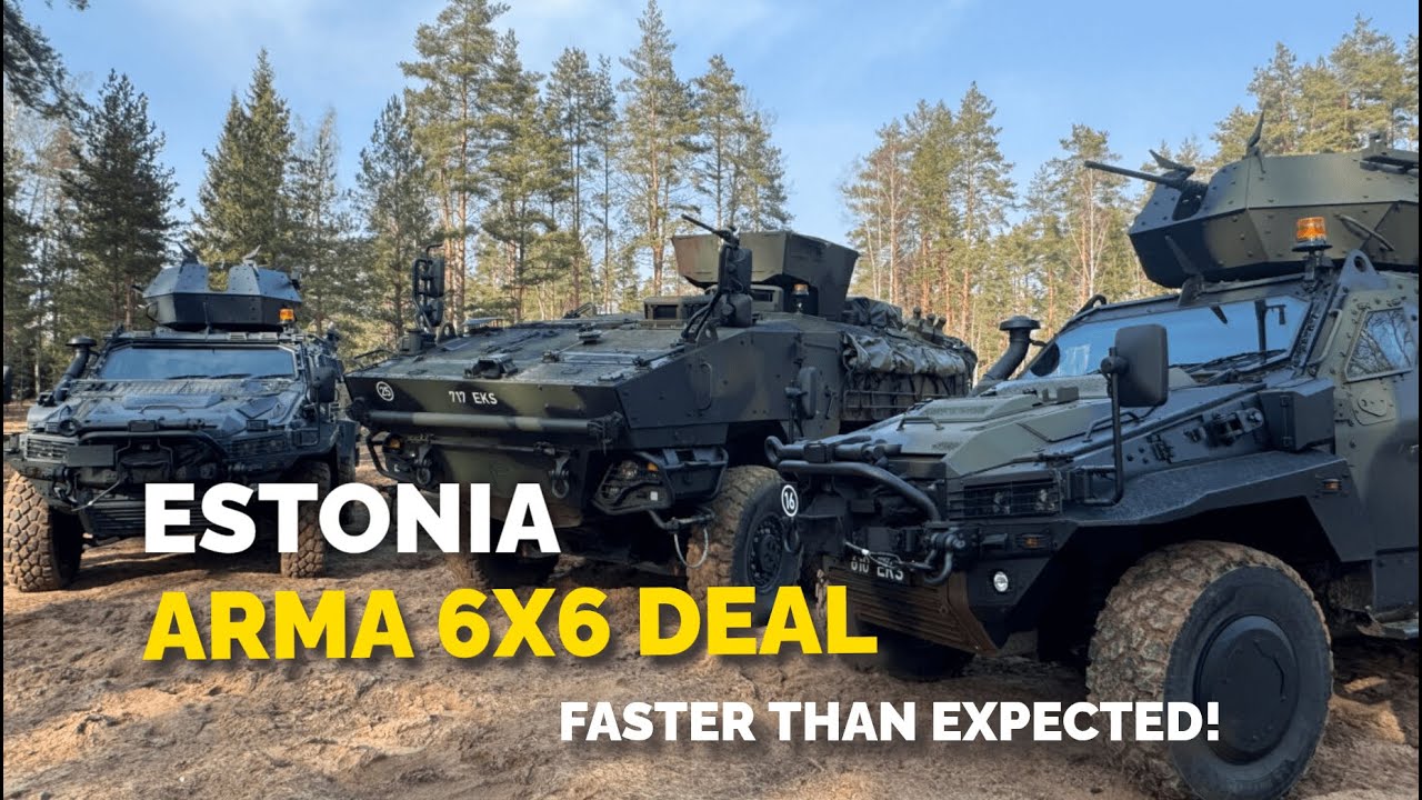 Estonia&rsquo;s New ARMA 6x6 is a BEAST: Russia Should WORRY!