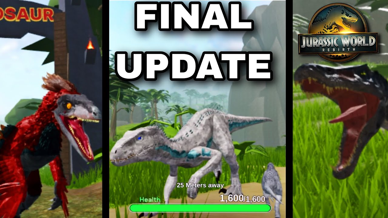 NEW JURASSIC WORLD SPECIES!! | Dinosaur Simulator Final Movie Update | Pyroraptor & Indoraptor Gen 2