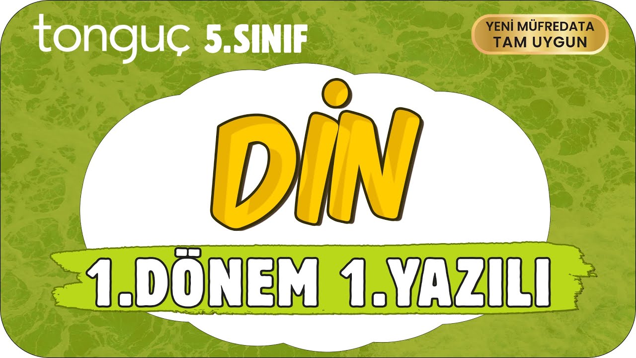 5.Sınıf Din 1.Dönem 1.Yazılıya Hazırlık 📑 #5DIN1D1Y #2026