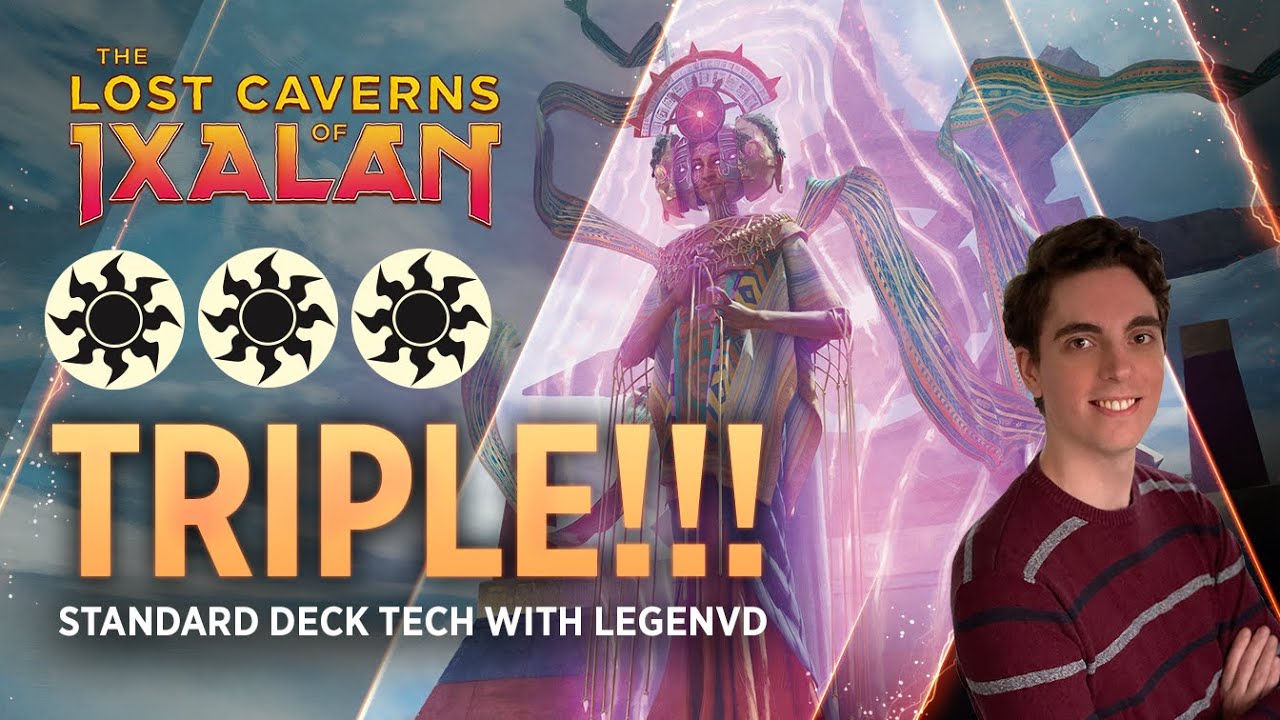 The Lost Caverns of Ixalan - TRIPLE!!! | Mono-White Deck Tech with LegenVD | MTG Arena