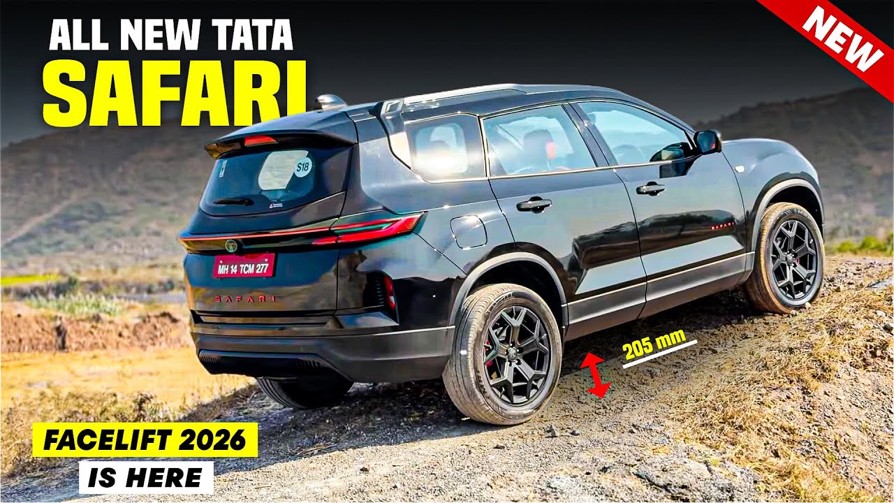 2026 New TATA SAFARI Updated Model Red Dark || SAFARI PETROL NEW 2026 Dark Edition 
