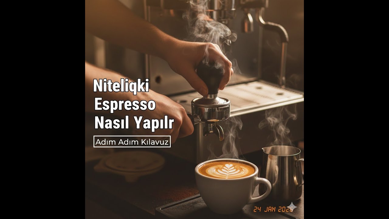 Nitelikli espresso nasıl yapılır