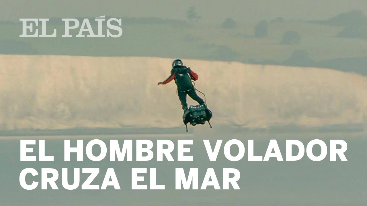 FRANKY ZAPATA: el 'HOMBRE VOLADOR' cruza el CANAL DE LA MANCHA