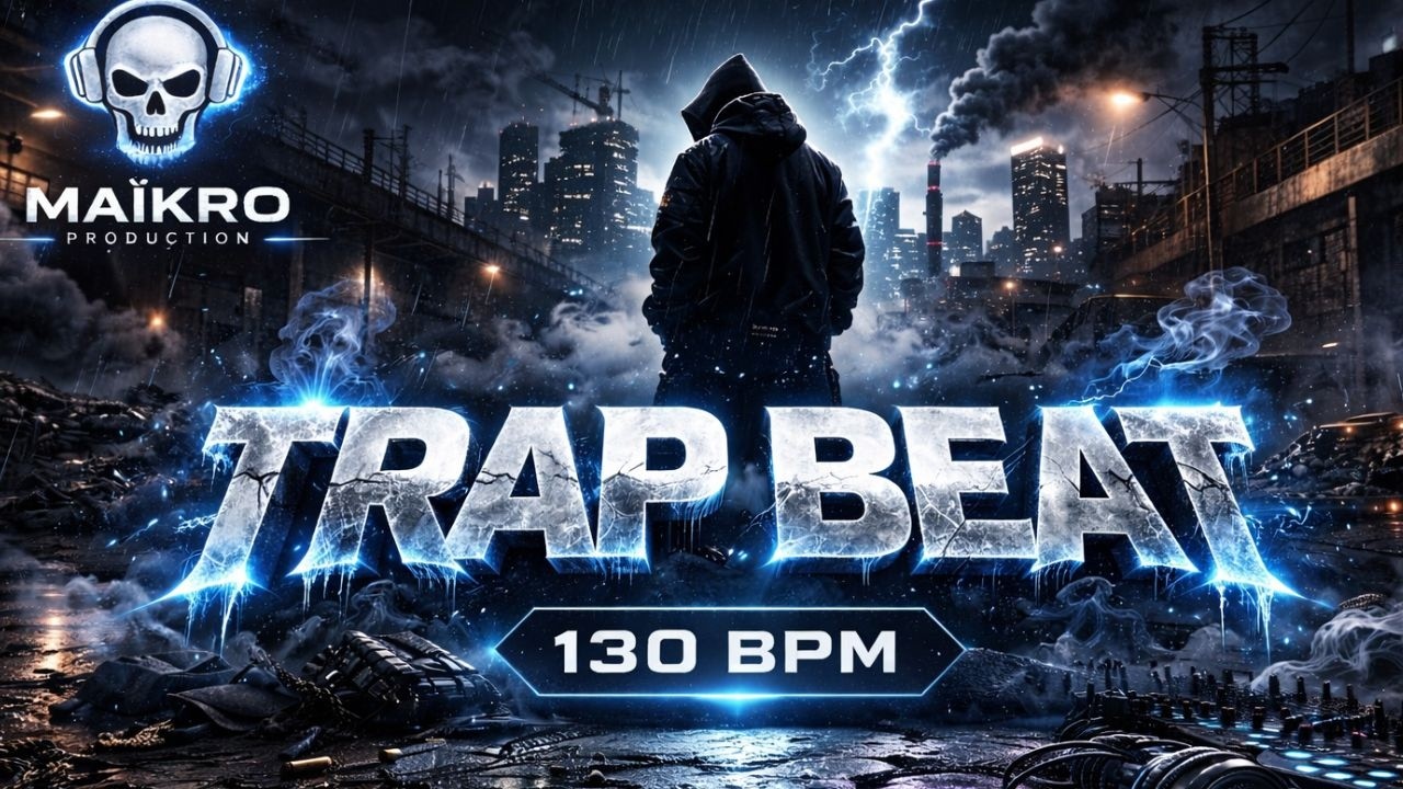 Dark Industrial Trap Beat 2026 – COLD Trap Instrumental | 130 BPM