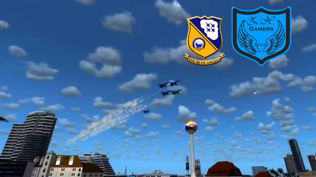FSX Blue Angels + ZXG#1 | BA Practice
