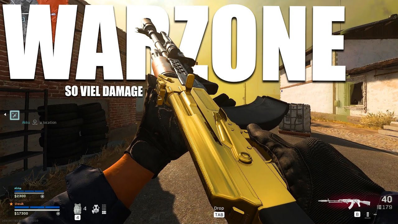 Die Gegner fallen einfach so schnell um mit der AK... Warzone