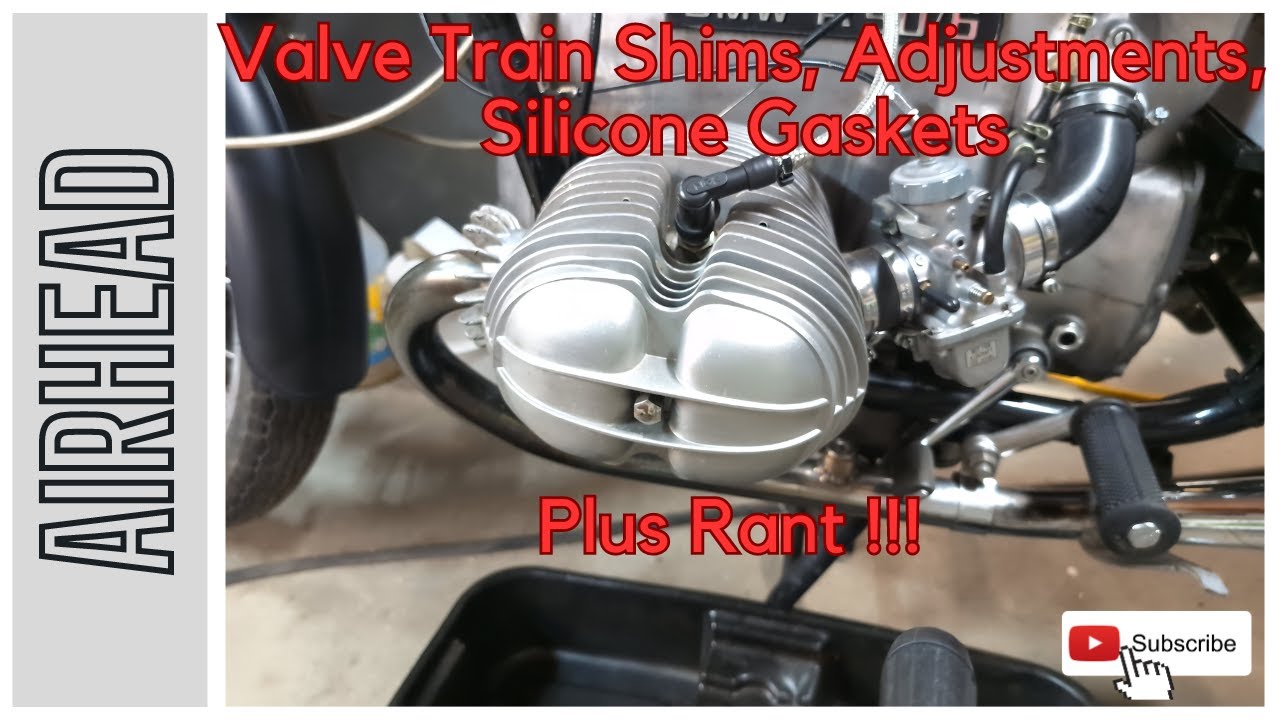 BMW Airhead Valve Train Shims, Adjustment, Silicone Gaskets and Rant!!!