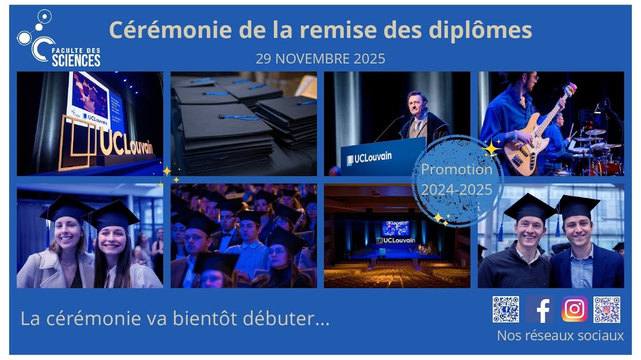 Proclamation 2025 de la Faculté des sciences