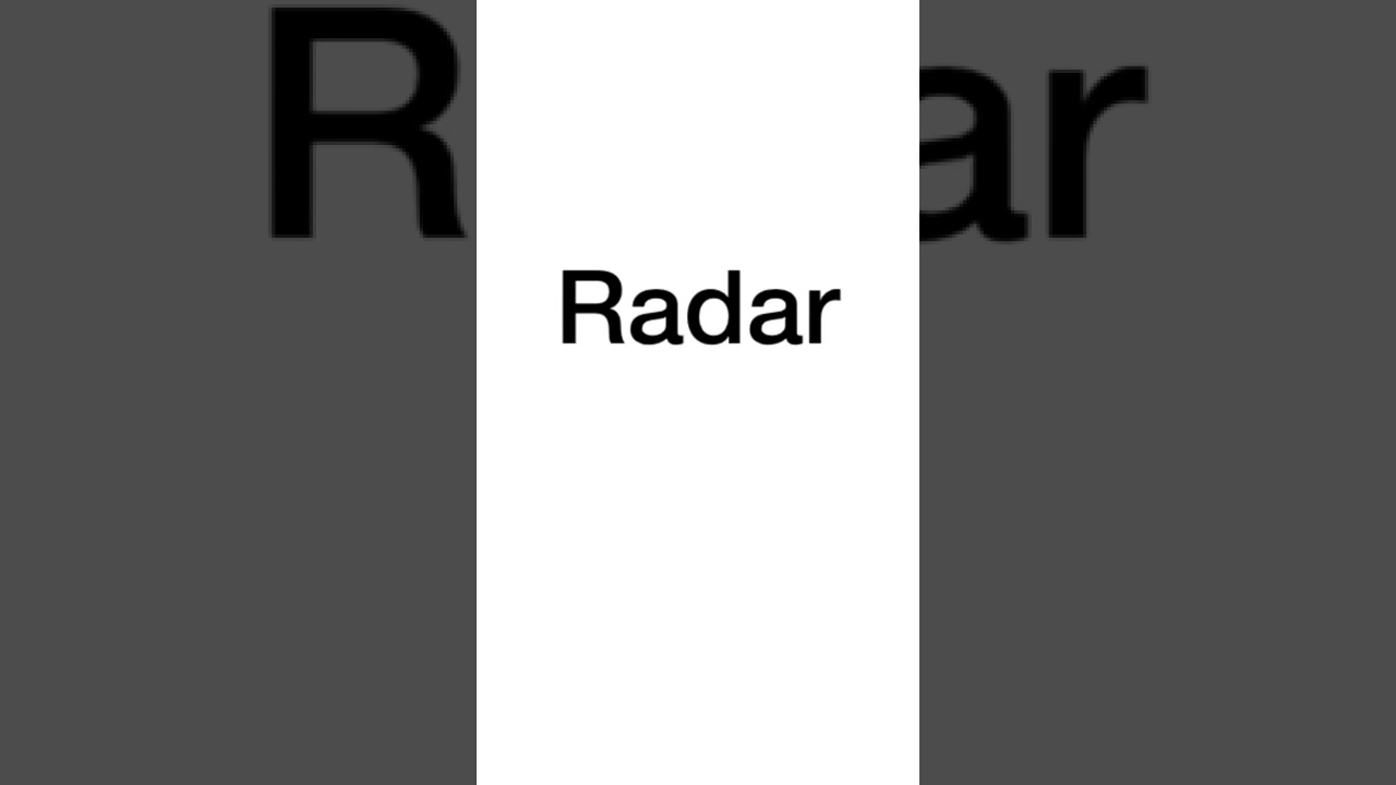 IPhone &ldquo;Radar&rdquo; alarm sound effect