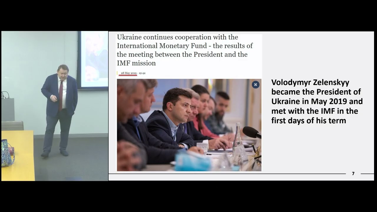 Lecture traces IMF's unprecedented financing program for Ukraine