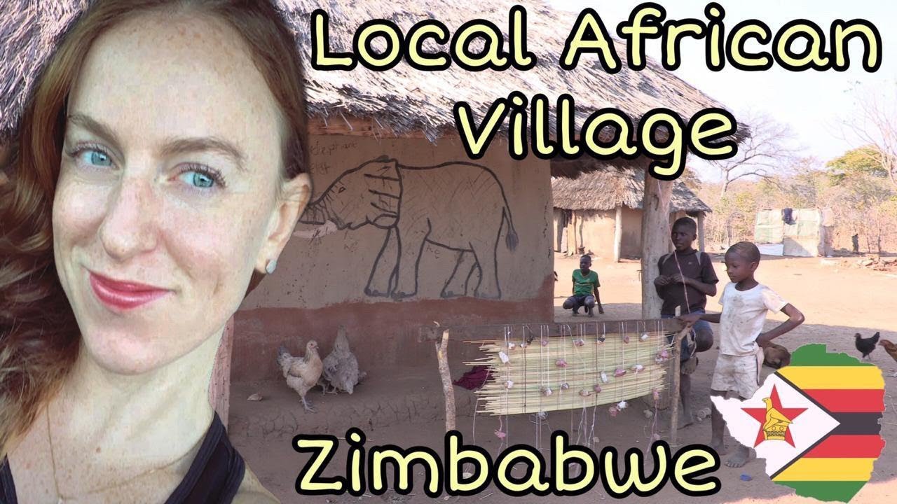 Local Village in Zimbabwe 🇿🇼 Tips for traveling at Victoria Falls!
