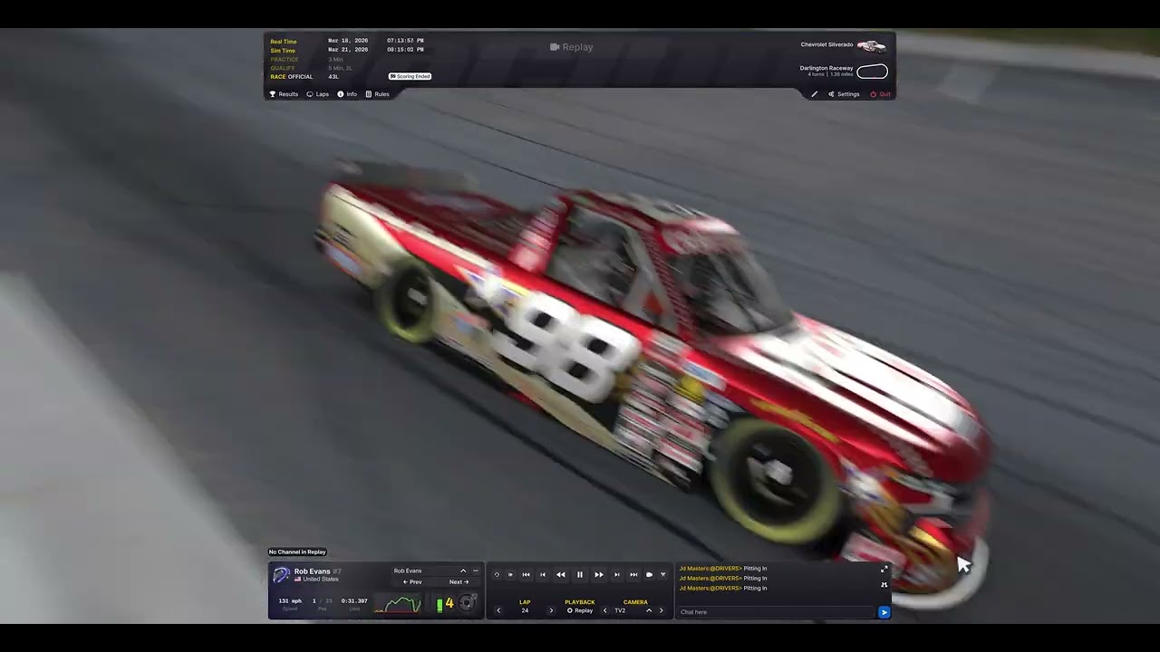 2026 iRacing C Fixed Trucks At Darlington: Returning To Victory At The Lady In Black