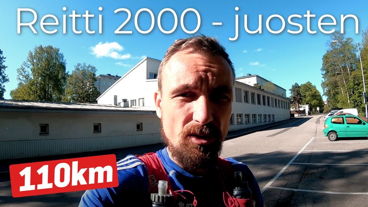 Reitti 2000 110km - juosten