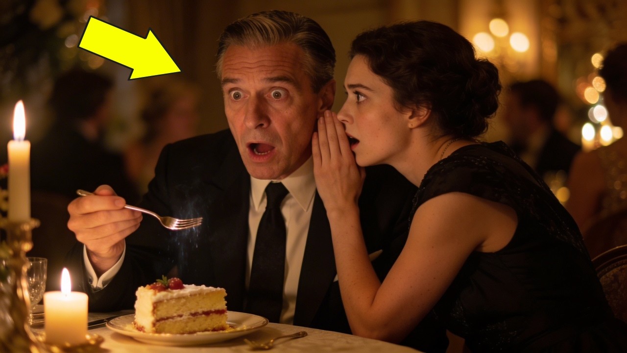 Der Millionär will den Kuchen essen – doch ihr Flüstern stoppt ihn