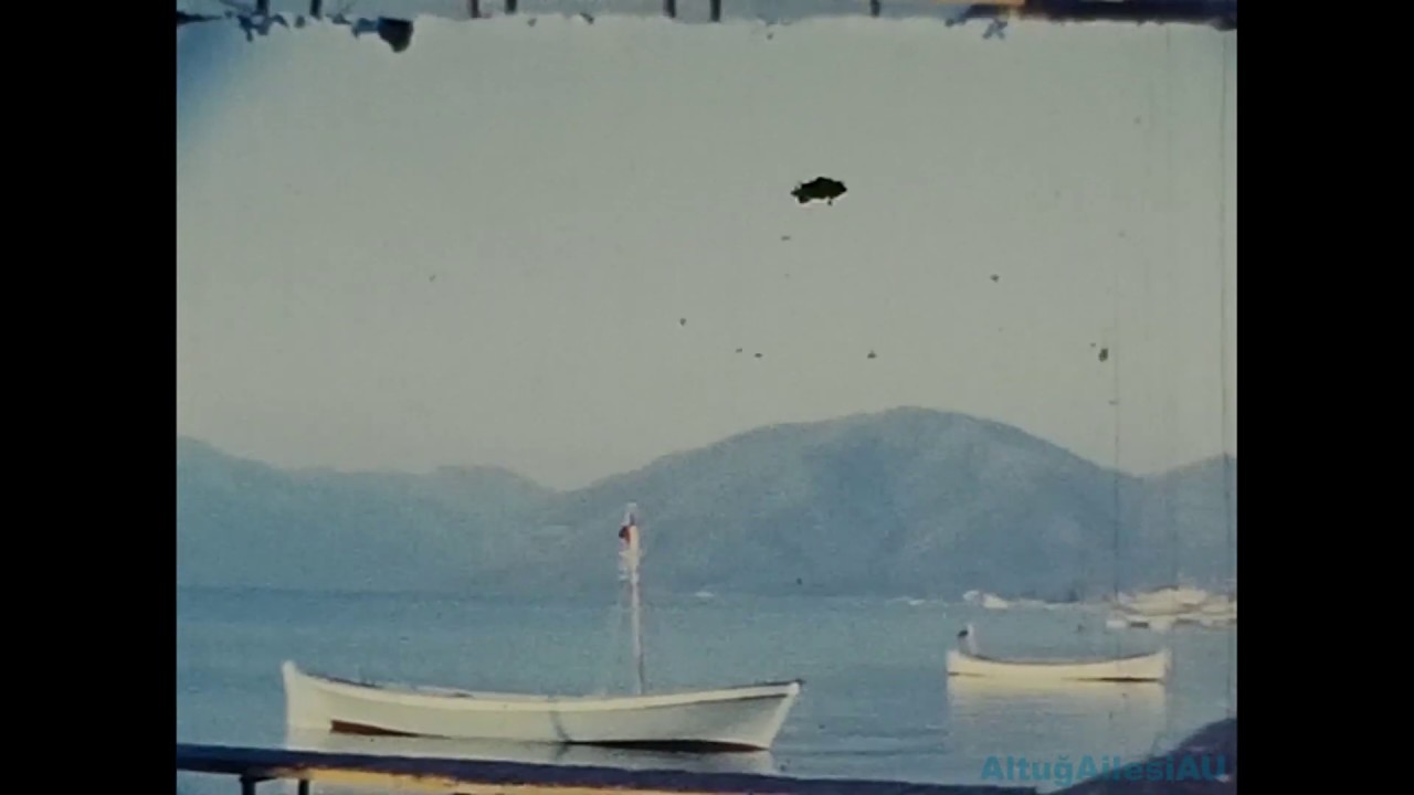 Bodrum, Marmaris, 1968 Eylül, Altuğ Ailesi, 8mm Film