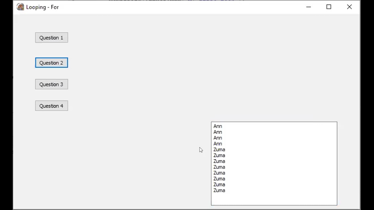 For loop in Delphi
