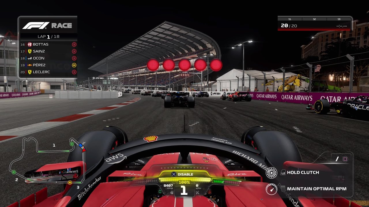 F1 23 | Round 22 | Las Vegas | Ferrari SF-23 | Leclerc