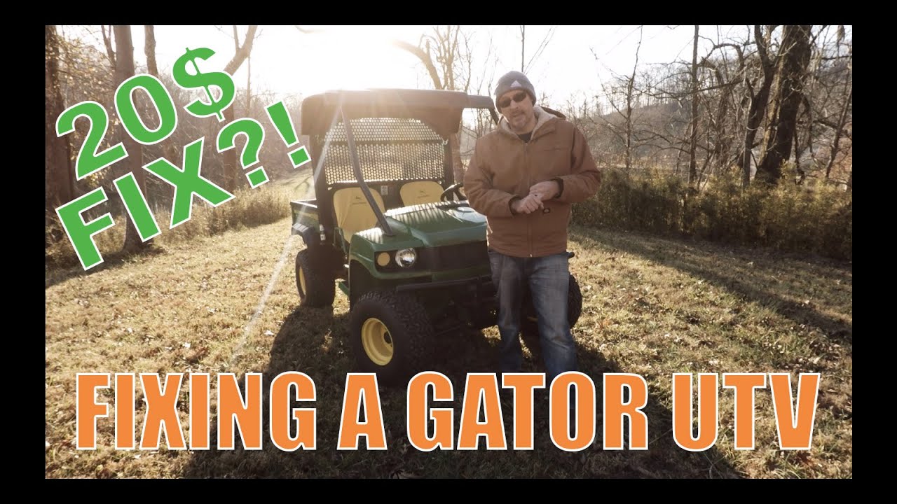 $20.00 Fuel Pump Fix?  How To Change A Fuel Pump - John Deere Gator HPX 4X4 UTV