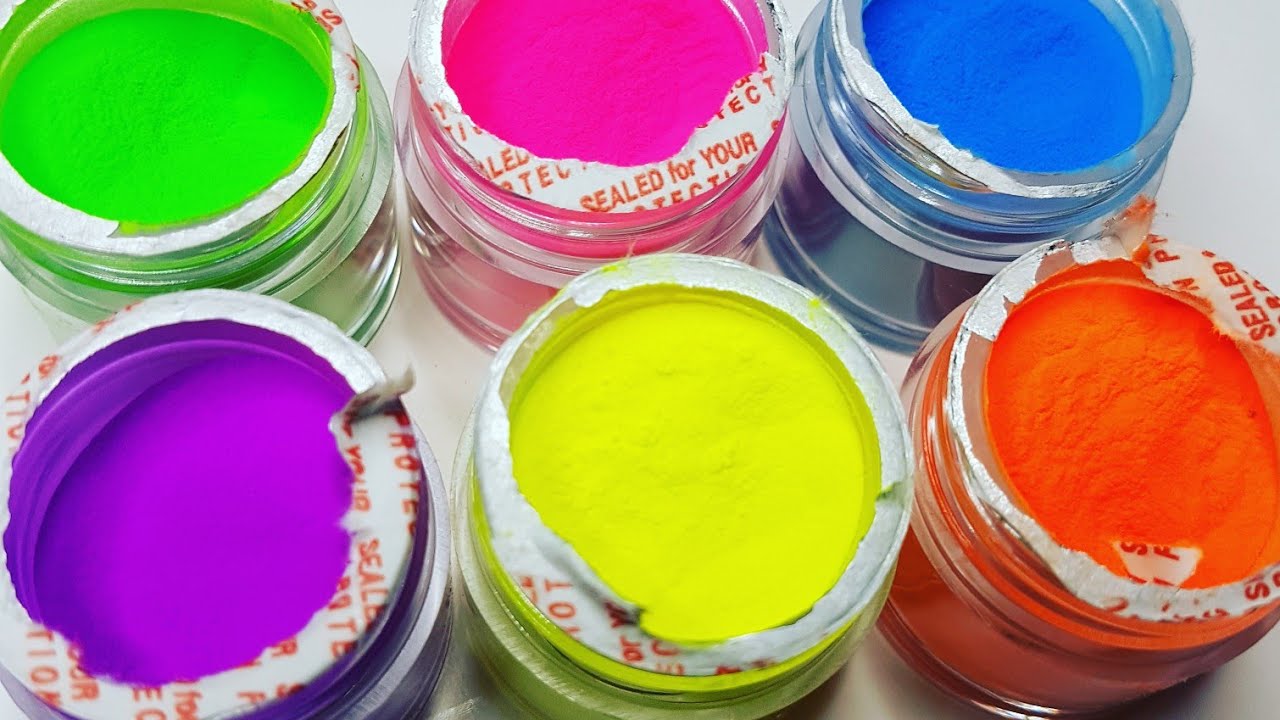 Como hacee acrilicos #glow in the dark / facil economico
