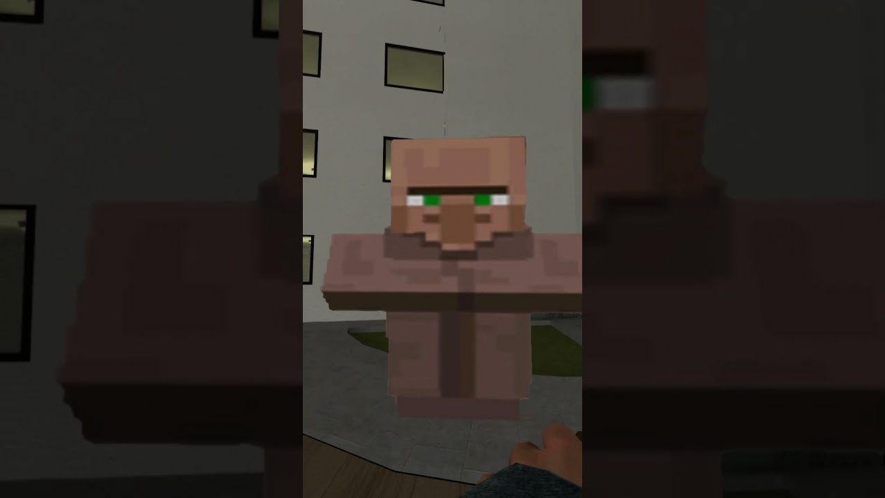 Villager Nextbot chasing me in liminal hotel Gmod #garrysmod #nextbots #gmod #gmodnextbots