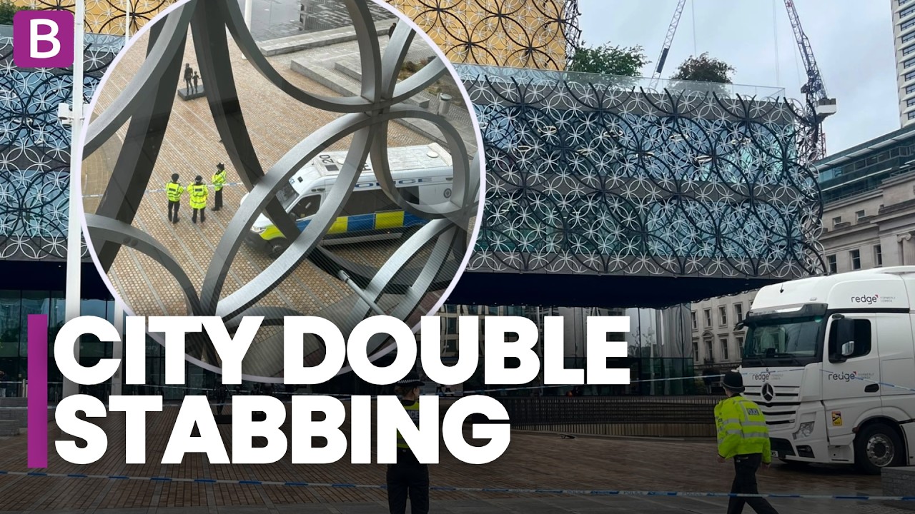 Two injured in double stabbing in city centre
