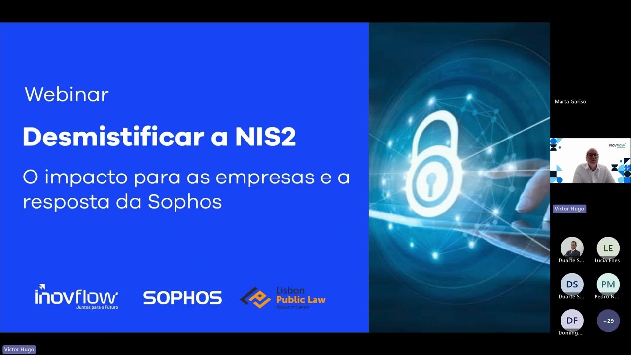 Webinar Inovflow: Desmistificar a NIS - O impacto para as empresas e a resposta da SOPHOS