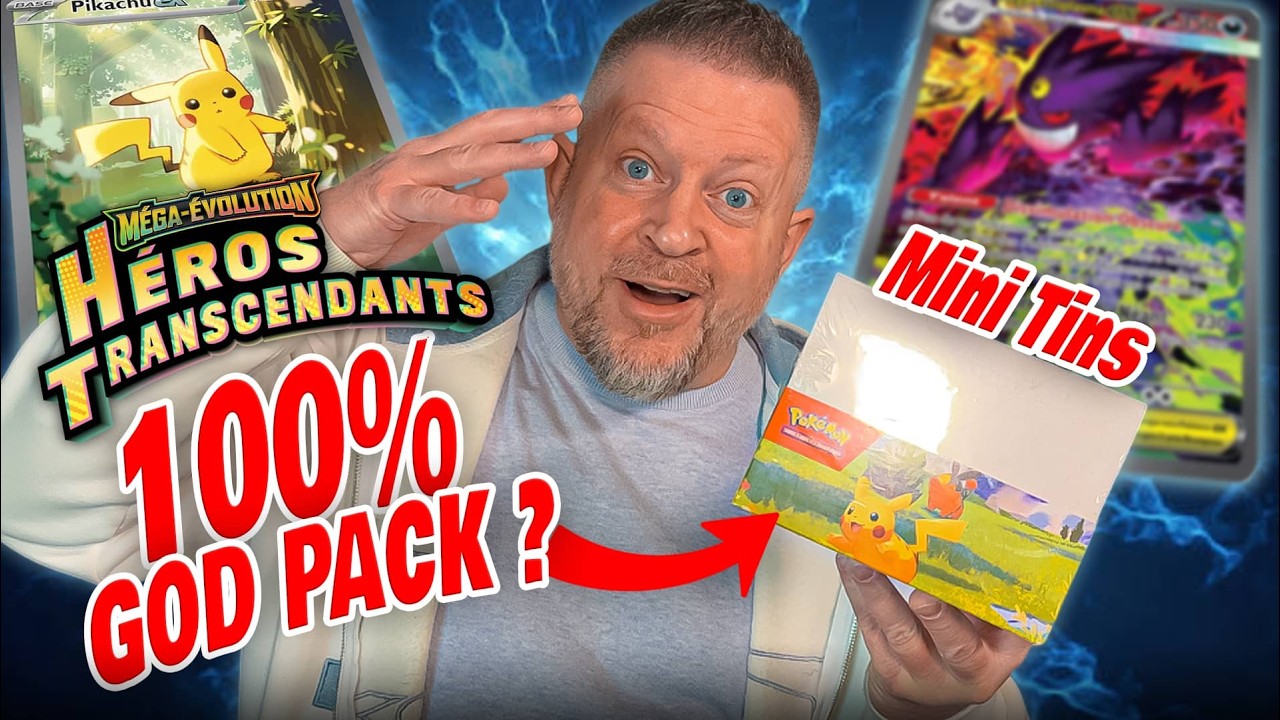 100% GOD PACK : Mini Tins ME2.5 Héros Transcendants ?