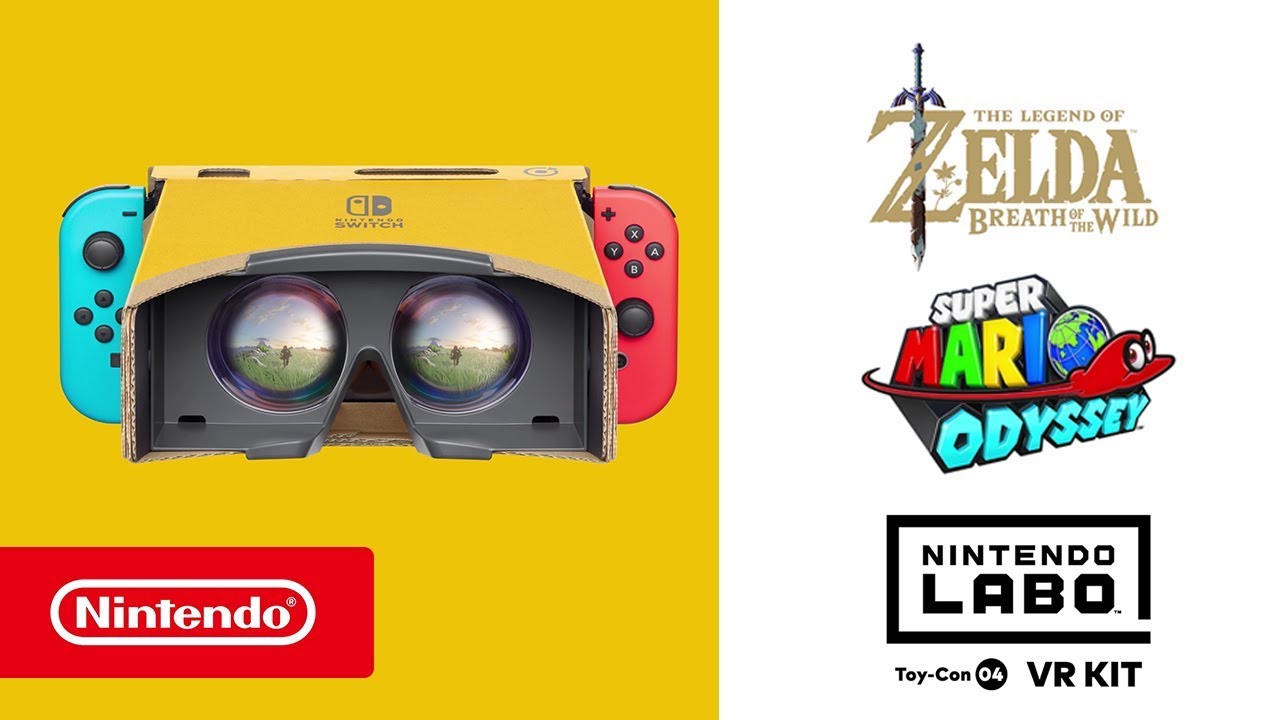 Super Mario Odyssey & The Legend of Zelda: Breath of the Wild &ndash; VR, Nintendo Labo style!