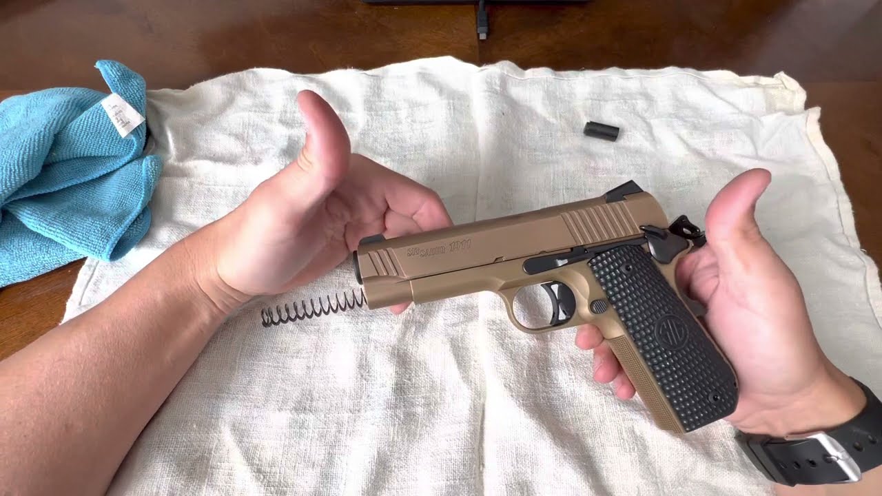 Sig 1911 Emperor￼ Scorpion fastback  disassembly and reassembly