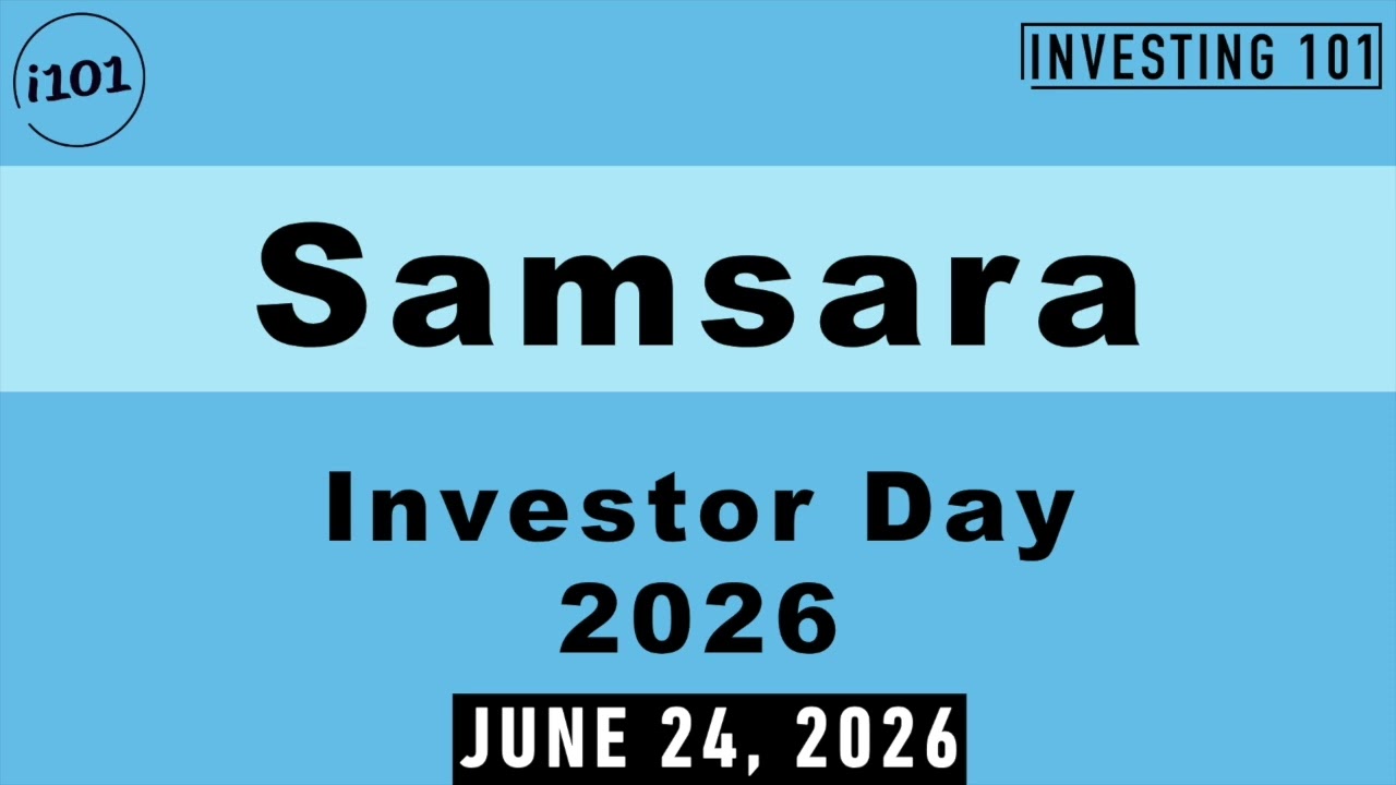 Samsara Investor Day 2026 | Phased AI Execution Targets $175B Connected Operations TAM