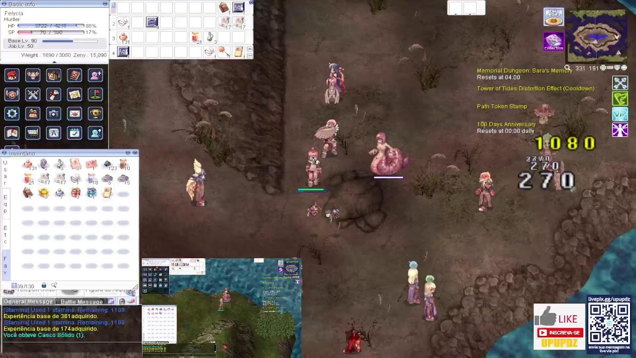 Ragnarok Landverse America, Olhando um pouco as lojinha ( Vendo Tsurug 2 150k )