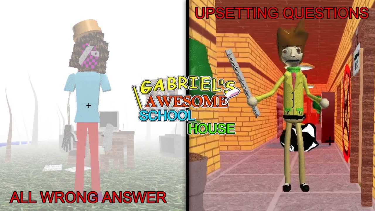 SECRET ENDING + UPSETTING QUESTIONS | GABRIEL'S AWESOME SCHOOLHOUSE (Part 2)