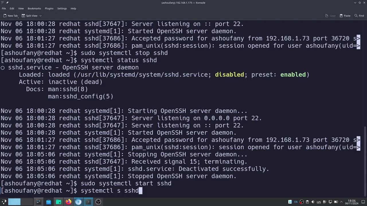 لينكس بالعربي Linux: controlling services with systemctl