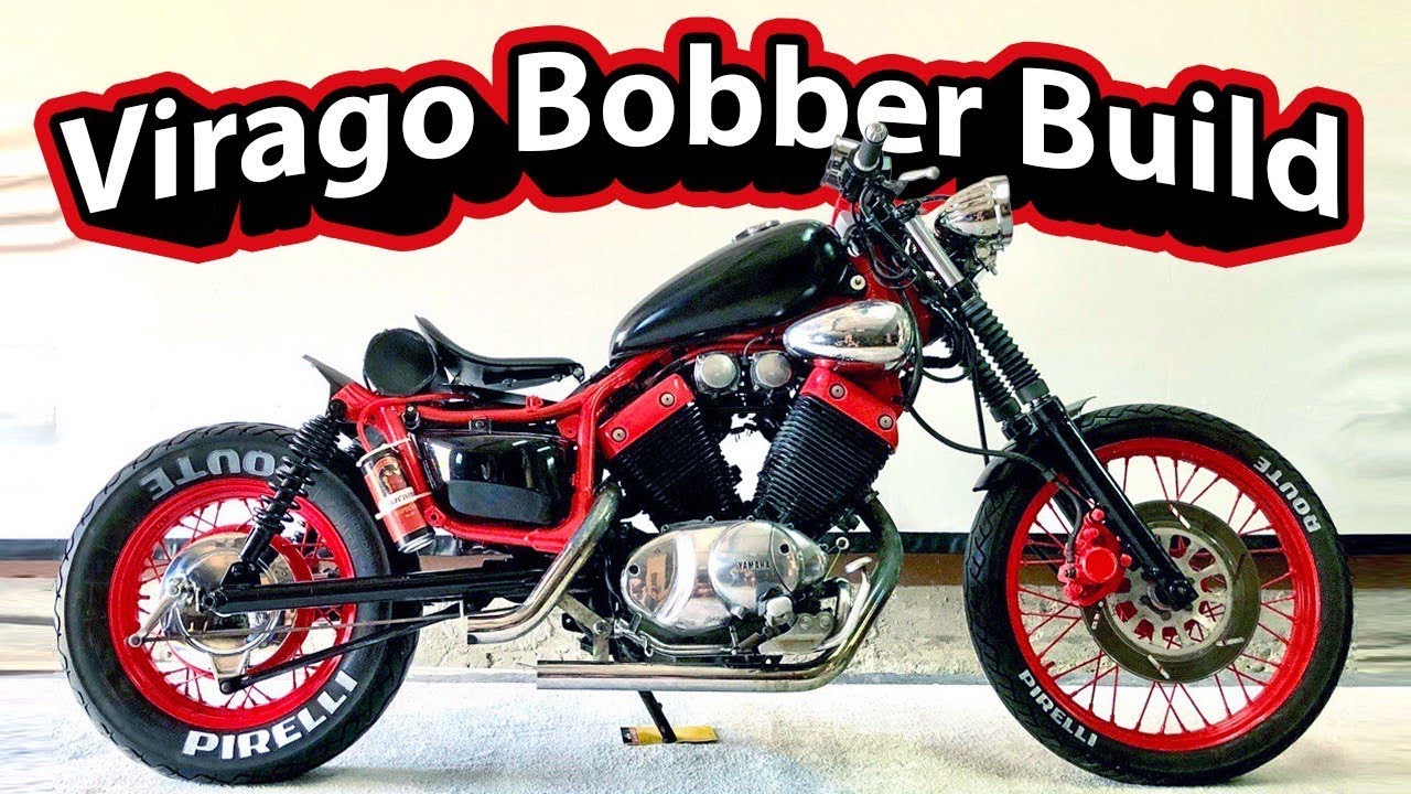 1990 Yamaha Virago 535 Bobber Build
