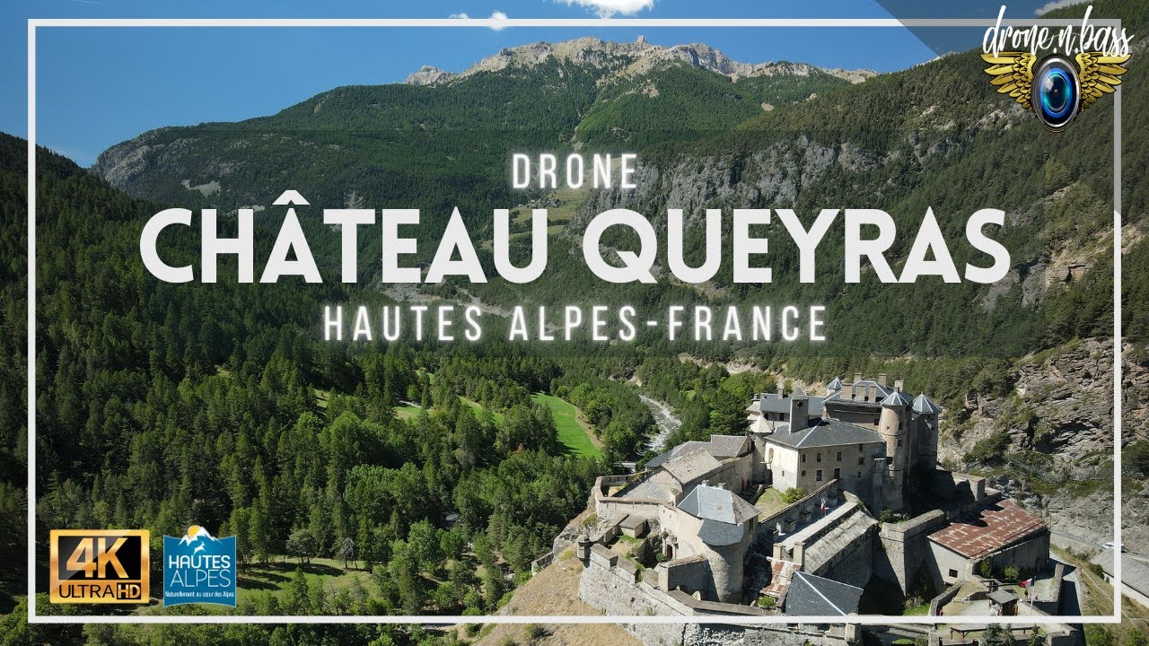 Château Queyras vu du ciel - 🇨🇵05 |drone 4K|