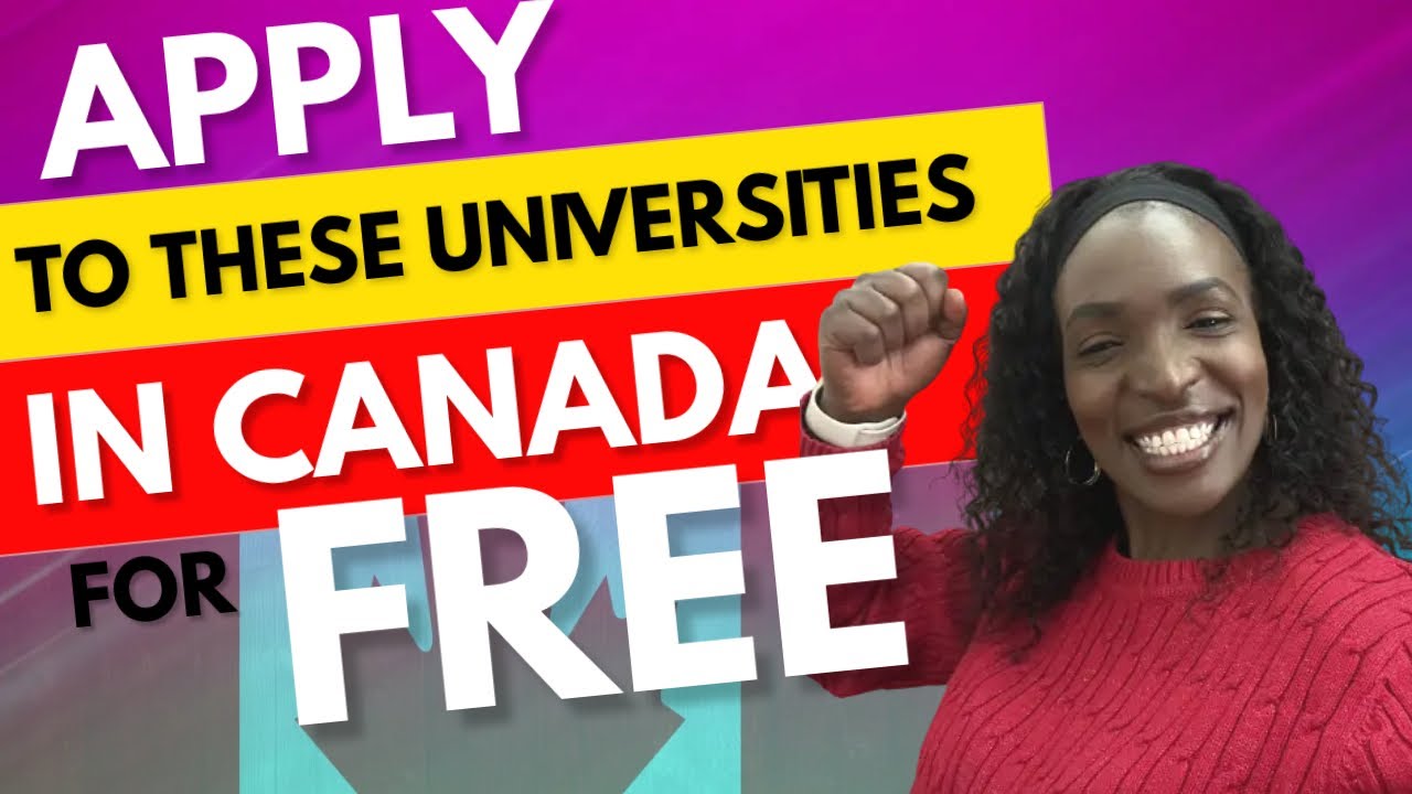 NO APPLICATION FEE FOR INTERNATIONAL STUDENTS TO STUDY IN CANADA 🥳🥳🥳|SCHOLARSHIPS |NO TOEFL
