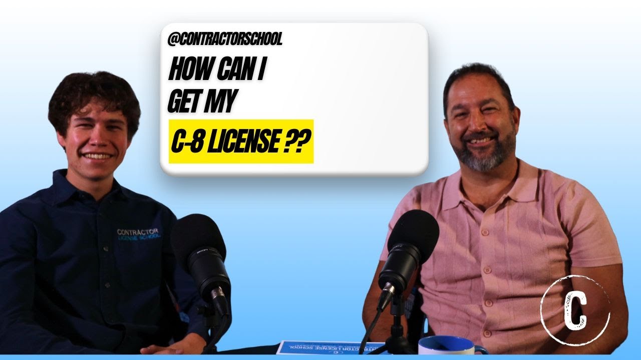 How To Get Your C-8 (Concrete) License In California In 2025