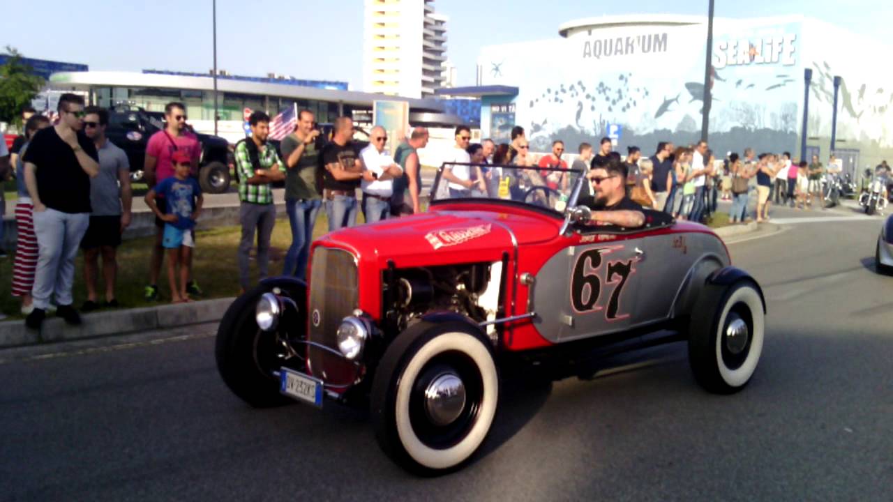 Raduno (di auto americane e Harley) di Jesolo del 28/05/2016