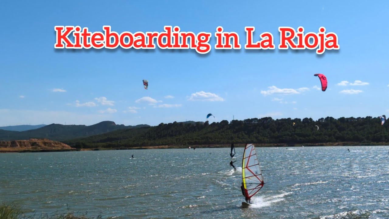 Kiteboarding in La Rioja Spain  #kiteboarding 