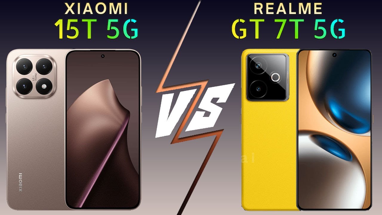 Xiaomi 15T vs Realme GT 7T Phone specs comparison
