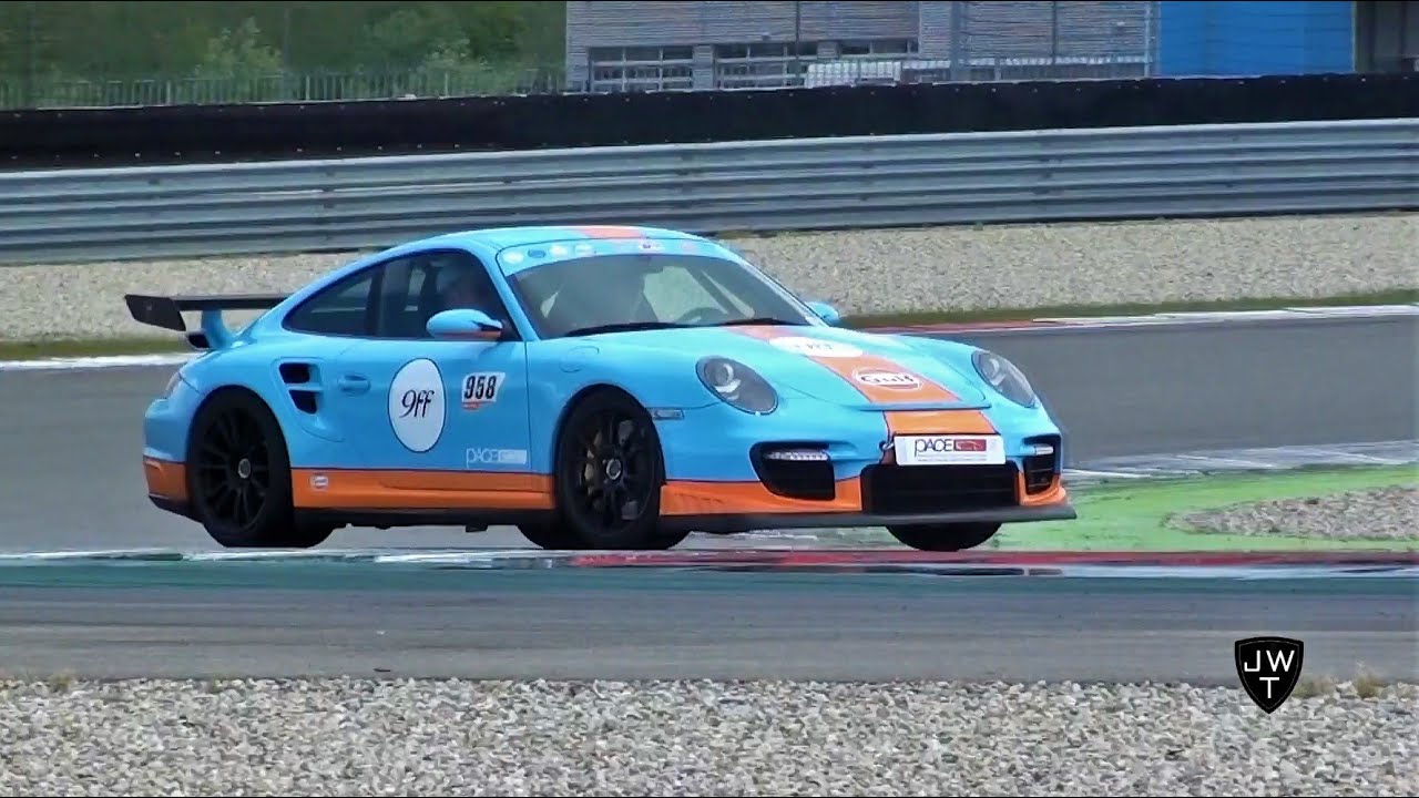 850HP(!) BiTurbo Porsche 9FF 997 BT2 On Track! Exhaust Sounds!