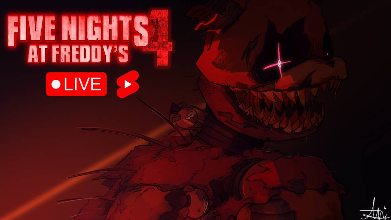 🔴🔥 Live Stream: We Play FNAF 4 Tonight!! Five Nights At Freddy's 4😱🐻