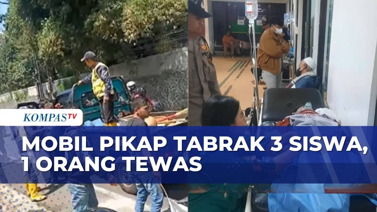 Laju Kecepatan Tinggi Mobil Pikap Tabrak 3 Siswa, 1 Orang Tewas | BERITA UTAMA
