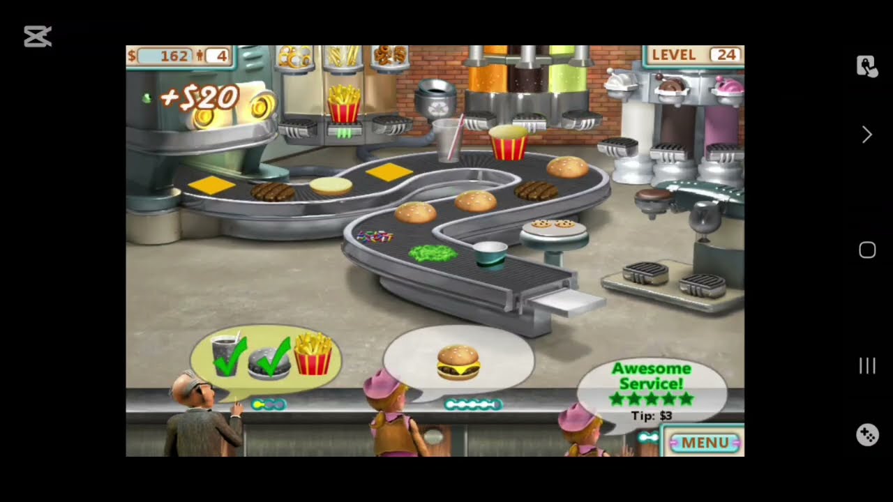 لعبة الهمبرجر 