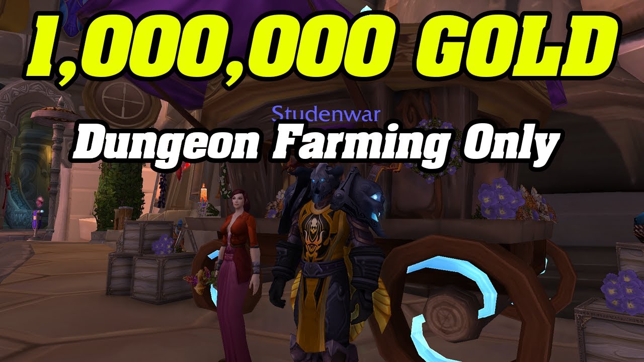 Making 1,000,000 Gold Farming DUNGEONS ONLY! | Shadowlands Goldmaking