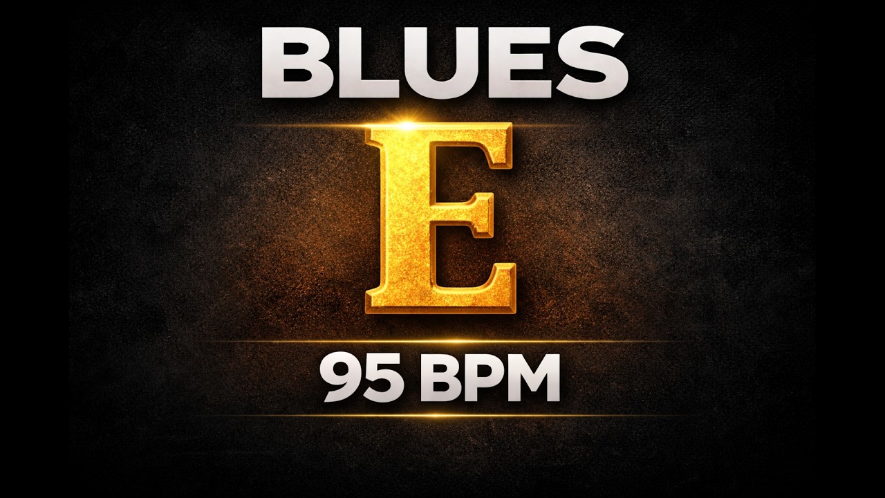 12 Bar Blues Backing Track in E | 95BPM | Beginner Guitar Series
